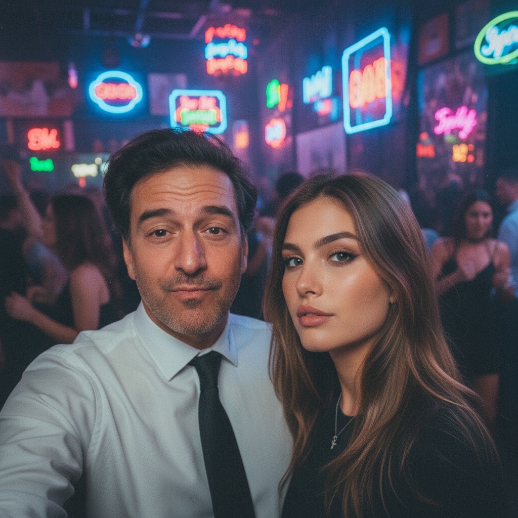 AI-generated selfie example 6 showcasing realistic fan photo